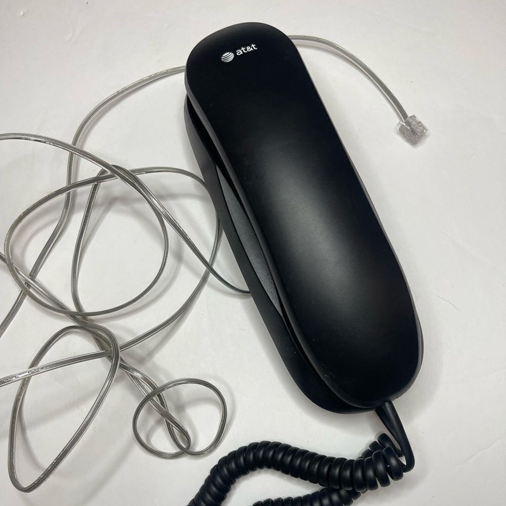 AT&T Trimline Corded Phone Black New